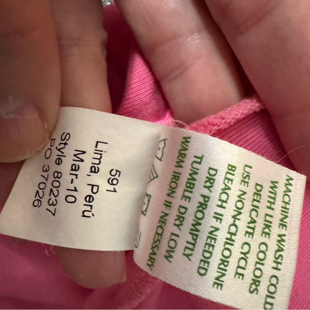 Lilly Pulitzer Pink Ruffle Tank Top - Picture 7 of 8